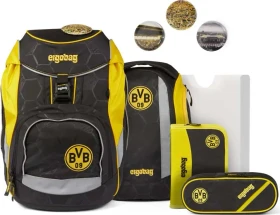 Ergobag Pack Borussia Dortmund Schulrucksack-Set, 6-tlg.