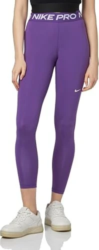 Nike Pro Leggings Hose lang purple cosmos/white (Damen)