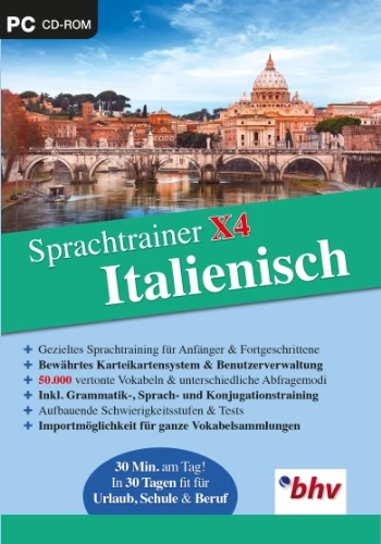 bhv Sprachtrainer X4 Italienisch (deutsch) (PC)