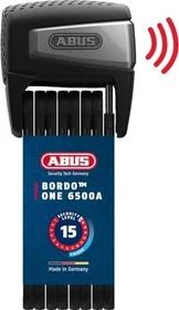 ABUS Bordo 6500A SmartX inkl. Fernbedienung Faltschloss, Schlüssel schwarz