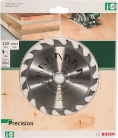 Bosch DIY Precision Kreissägeblatt 18Z, 130x2.5x20mm, 1 Stück
