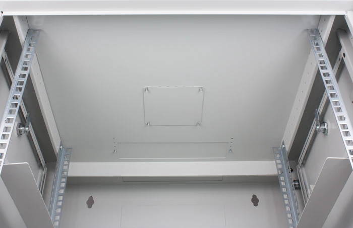 Rockstable 19" Wandschrank 6HE, Sicherheitsglastür, IP2X, weiß, 600mm tief