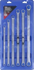 KS Tools CHROMEplus Doppelringschlüssel Schraubenschlüsselsatz, 6-tlg.