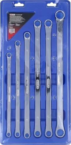 KS Tools CHROMEplus Doppelringschlüssel Schraubenschlüsselsatz, 6-tlg.