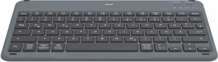 Hama Travel 500 Tablet-Tastatur, schwarz, mit Schutzhülle für 7"-11" Tablets, Bluetooth, DE