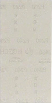 Bosch Professional M480 Best for Wood and Paint Gewebeschleifblatt K240, 93x186mm, 10 Stück