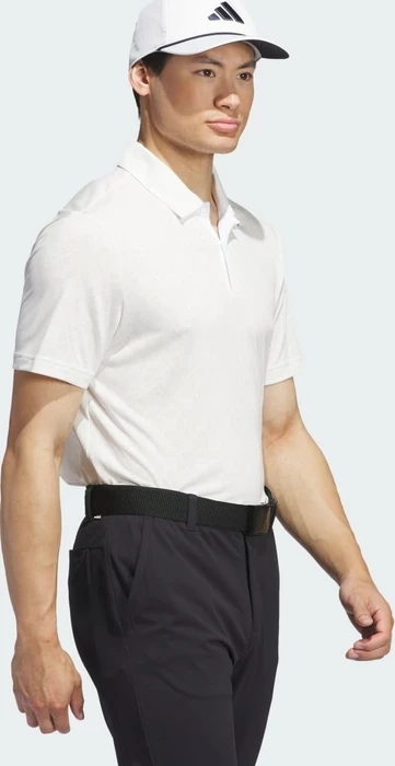 adidas Ultimate365 Tour Heat.RDY Jacquard Poloshirt kurzarm weiß (Herren)