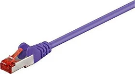 goobay Patchkabel, Cat6, S/FTP, RJ-45/RJ-45, 30m, violett