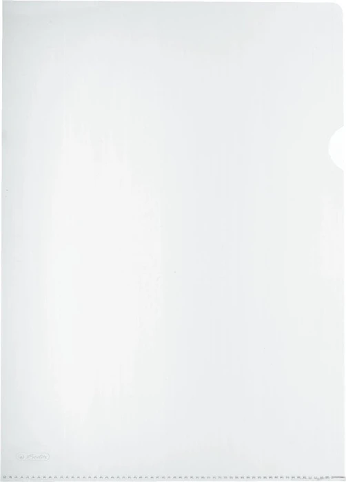 Herlitz Sichthülle für Akten, A4, transparent, 100er-Pack
