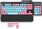 Mountain Mineral Keycap Set, Kunststoff (PBT) Double-Shot, rosa/blau, 113 Tasten (104+9), ANSI-US Vorschaubild