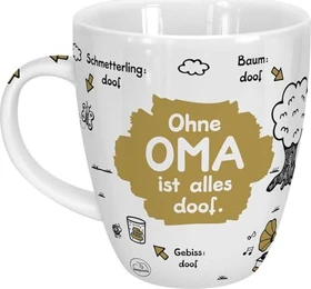 Sheepworld Kaffeebecher Ohne Oma ist alles doof 500ml