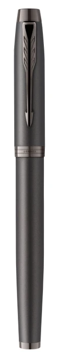Parker IM Monochrome Tintenroller (Mine) gun metal stainless steel, Geschenkbox