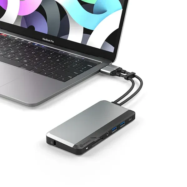 Alogic USB-C Super Dock - 10-in-1 with Dual Display 4K, 2x USB-C 3.0 [Stecker]