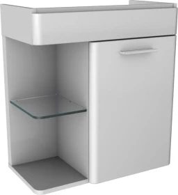 Lanzet K8 Waschtischunterschrank 55x55x29.5cm, weiß