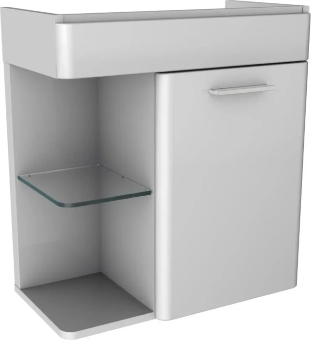 Lanzet K8 Waschtischunterschrank 55x55x29.5cm, weiß