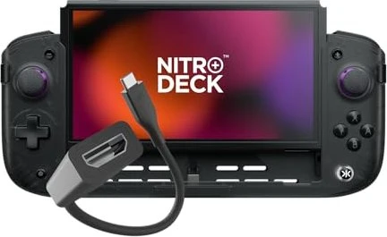 CRKD Nitro Deck+ Clear Black HDMI Adapter Edition (Switch)