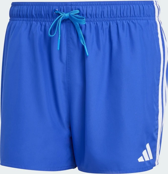 adidas 3-Streifen 3-Inch Badeshorts semi lucid blue/white (Herren)