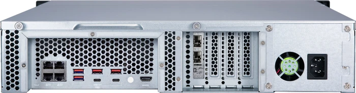 QNAP QuTS hero TVS-872XU-i3-4G 80TB, 4GB RAM, 2x SFP+ 10Gb/s, 4x RJ-45 1000Base-T, 2HE