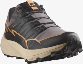Salomon Thundercross GTX shark/black/papaya (Damen)