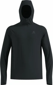 Odlo X-Alp Trail Half Zip Hooded Laufshirt langarm schwarz (Herren)