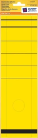 Avery-Zweckform Ordneretiketten Sonderformat, 297x61mm, gelb, 10 Blatt (10 Etiketten)
