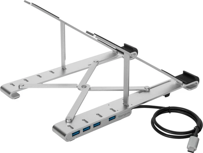 Targus Tragbarer Laptop-Ständer mit integrierter USB-A Dock, USB-C 3.0 [Stecker]