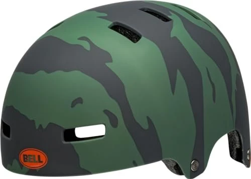 Bell Span Kinderhelm ravine matte green/orange