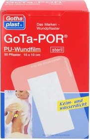 Gothaplast GoTa-POR PU-Wundfilm steril, 10 x 15cm, 50 Stück