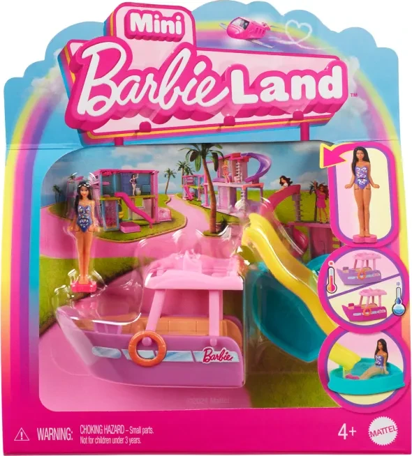 Mattel Barbie - Mini Barbieland Puppe und Traumboot