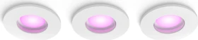 Philips Hue White and Color Ambiance Xamento Einbauleuchte rund weiß, 3 Stück
