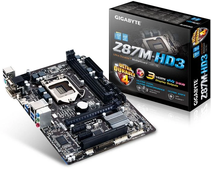 GIGABYTE GA-Z87M-HD3 (Intel 1150)