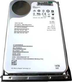 HPE 14TB LFF SC He DS HDD, 512e (P09153-B21)