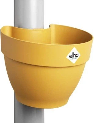 Elho Vibia Campana Fallrohrpflanzgefäss 19cm honig gelb