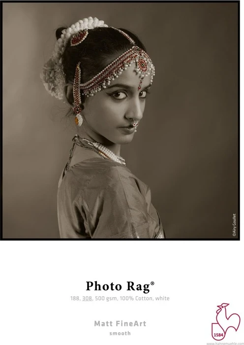 Hahnemühle Digital Matt FineArt Photo Rag Fotopapier matt weiß, A2, 500g/m², 20 Blatt
