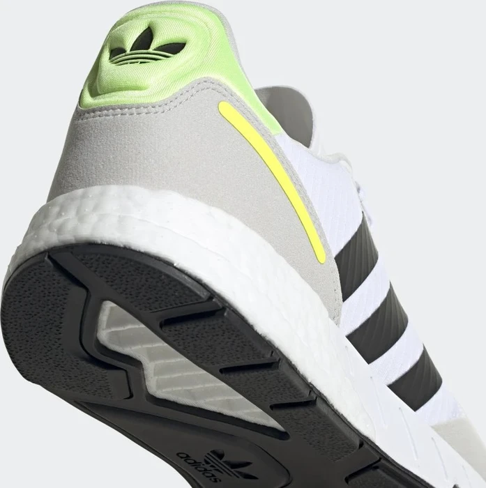 adidas ZX 1K Boost cloud white/core black/solar yellow (Herren)