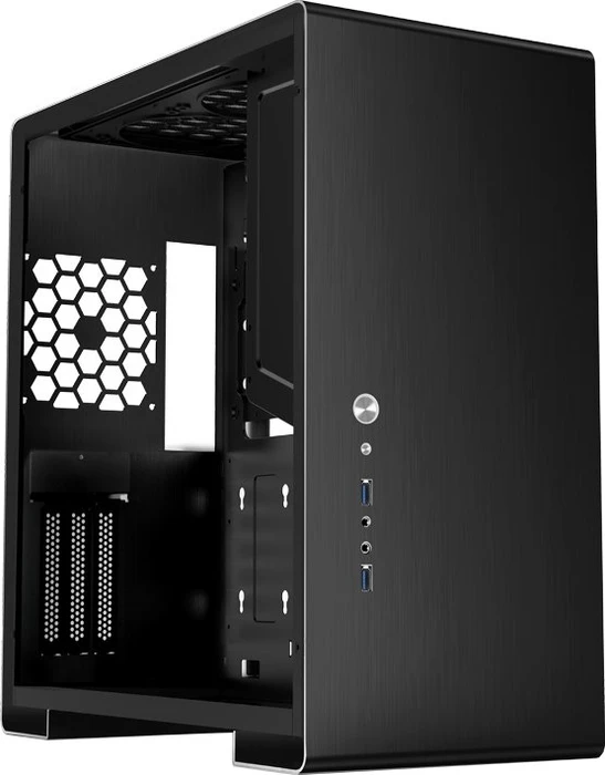 Jonsbo U5S, schwarz, Glasfenster
