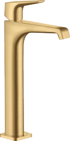 Hansgrohe Axor Citterio E 250 mit Hebelgriff für Aufsatzwaschtische mit Ablaufgarnitur brushed gold optic