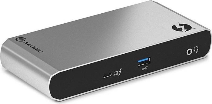 Alogic Turbo Docking Station Dual Display, Space Grey, Thunderbolt 3 [Buchse]