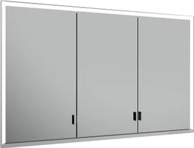 Keuco Royal Lumos Spiegelschrank für Wandeinbau, 3 lange Türen, 120x73.5cm