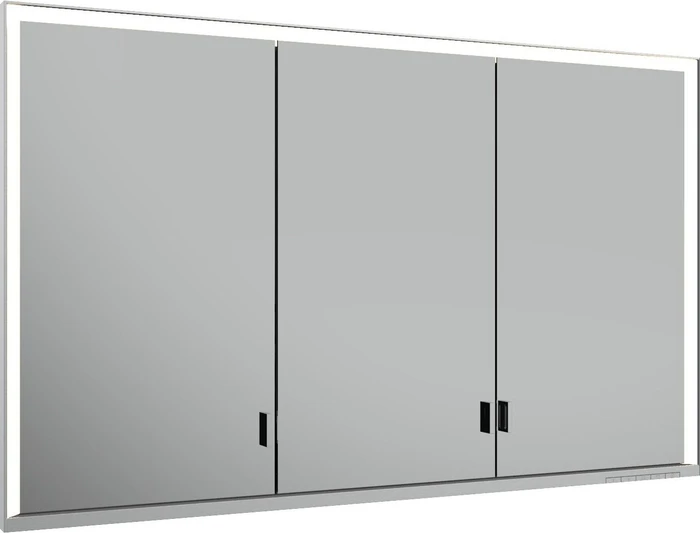 Keuco Royal Lumos Spiegelschrank für Wandeinbau, 3 lange Türen, 120x73.5cm