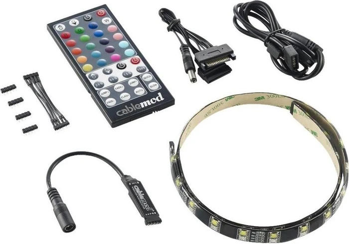 CableMod WideBeam Hybrid LED Kit, RGB beleuchtet