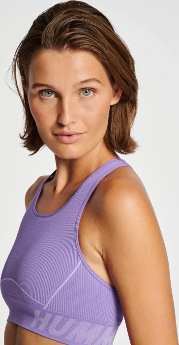 hummel Christel Sport-BH paisley purple/lavender melange (Damen)