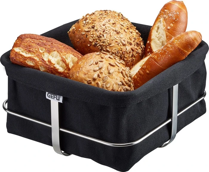 Gefu Brunch Brotkorb eckig schwarz (33670)