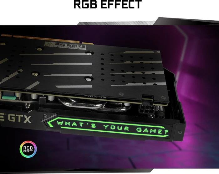 KFA2 GeForce RTX 2060 EX (1-Click OC), 6GB GDDR6, DVI, HDMI, DP
