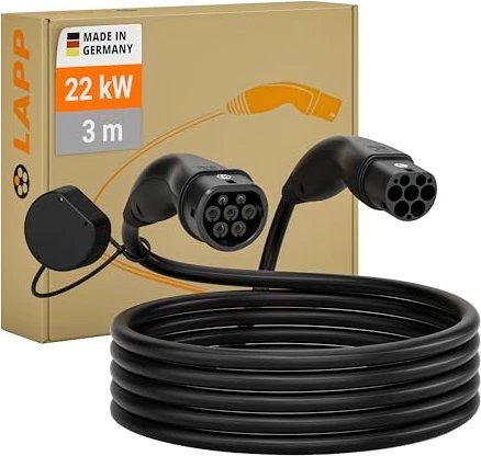 Lapp Mobility Standard Ladekabel Typ 2 schwarz, 7.4kW, 5m