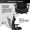 Anda Seat Kaiser 3 Pro Premium XL Gamingstuhl, Carbon Black, Stoff schwarz Vorschaubild