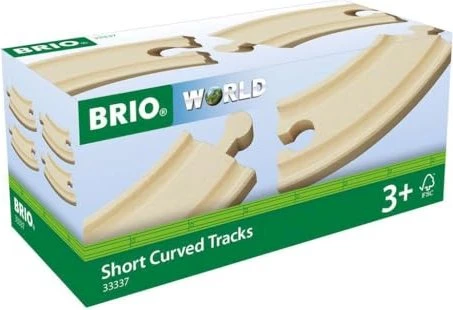 BRIO Kurze gebogene Gleise