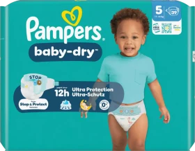 Pampers Baby-Dry Gr.5 Einwegwindel, 11-16kg, 39 Stück