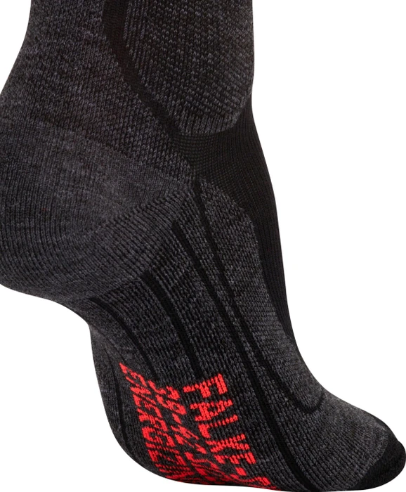 Falke SK Compression Wool Skisocken black/neon red (Damen)