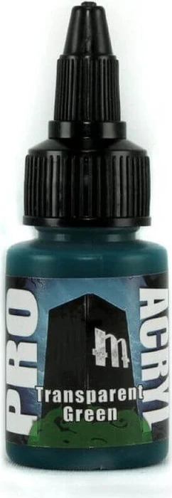 Monument Hobbies Pro Acryl Paints 048 transparent green, 22ml
